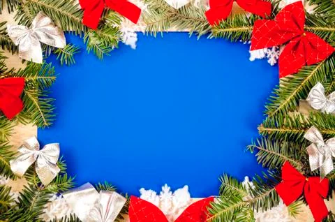 Christmas frame Stock Photos