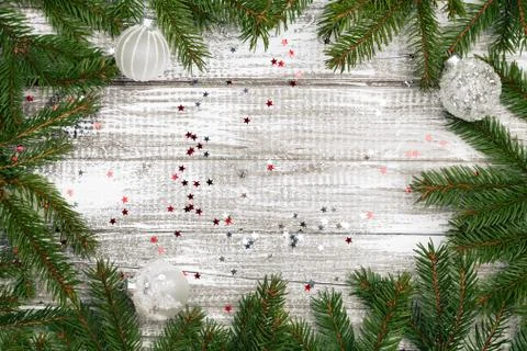 Christmas frame Stock Photos