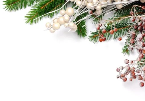 Christmas frame Stock Photos