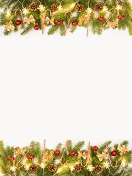 Christmas frame Foto stock
