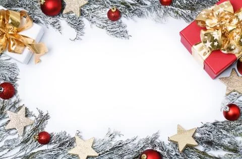 Christmas frame Stock Photos
