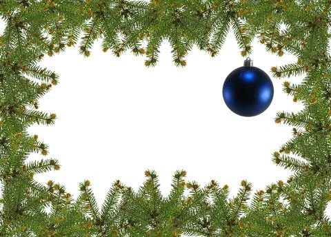 Christmas frame Stock-Fotos