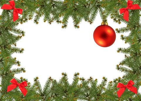 Christmas frame Stock Photos