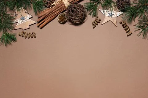 Christmas frame Stock Photos