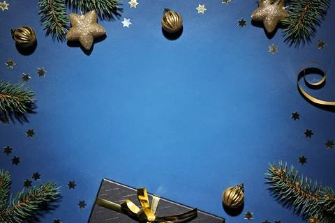 Christmas frame Stock Photos