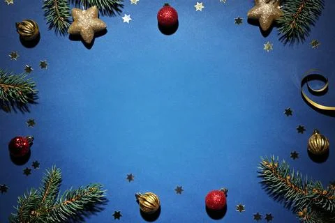 Christmas frame Stock Photos