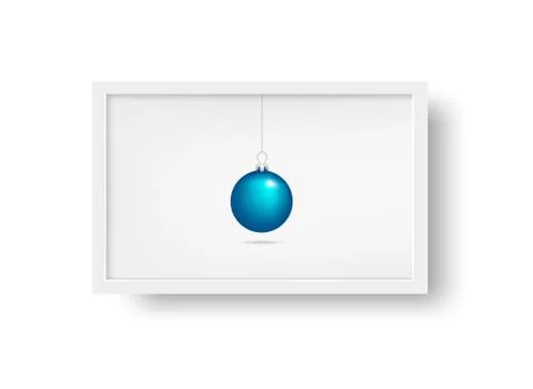 Christmas frame. Vector border christmas. Picture frame design 스톡 일러스트