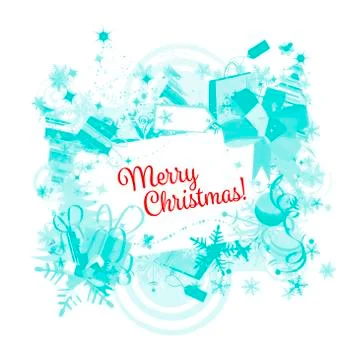 Christmas frame for your design Stock Illustration