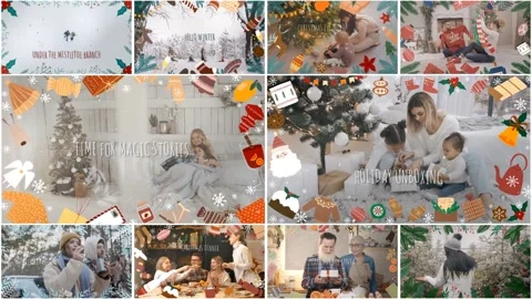 Christmas Frames | After Effects Stock After Effects