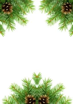 Christmas framework Stock Photos