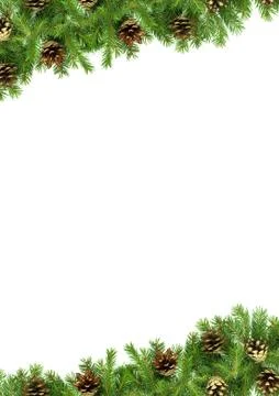 Christmas framework Stock Photos