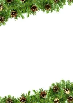 Christmas framework Stock Photos