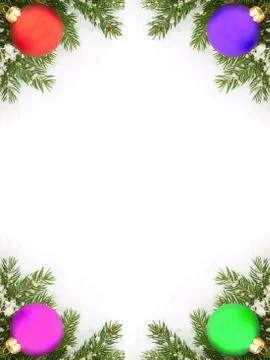 Christmas framework Stock Photos