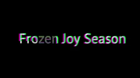 Christmas freeze text effect Stock Footage 321599731