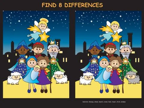 Christmas game Stock Illustration