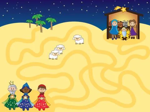Christmas game Stock Illustration