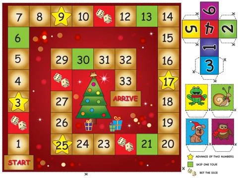 Christmas game Stock Illustration