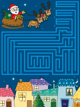Christmas game Stock Illustration