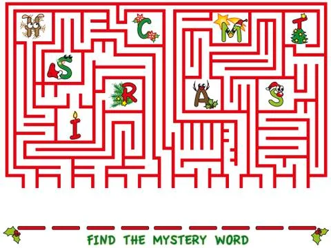 Christmas game Stock Illustration