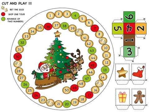 Christmas game Stock Illustration