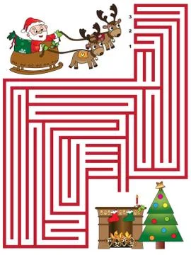 Christmas game Stock Illustration