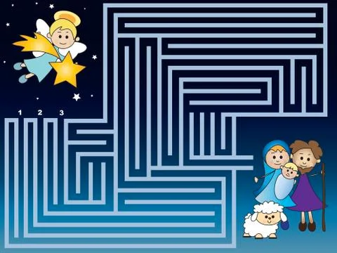 Christmas game Stock Illustration