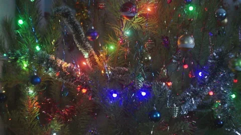 Christmas garlands Stock Footage 145148906
