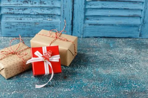 Christmas gifs decoration Stock Photos