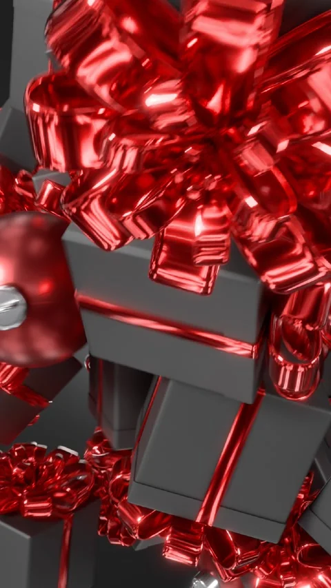 Christmas gift background Stock Footage 295325177
