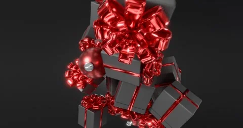 Christmas gift background Video stock 295325181