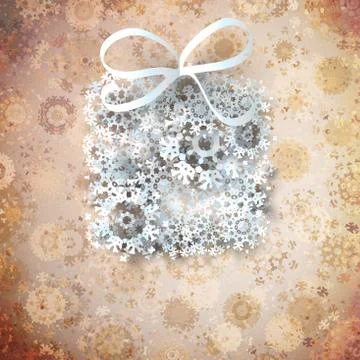 Christmas Gift Background. Stock Illustration