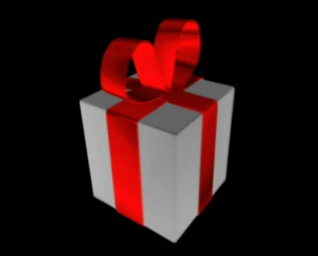 Christmas gift box 库存影片 575122
