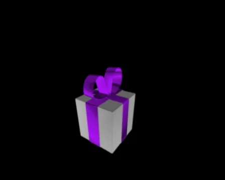 Christmas gift box 库存影片 575125