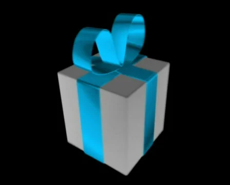 Christmas gift box Vídeo Stock 575129