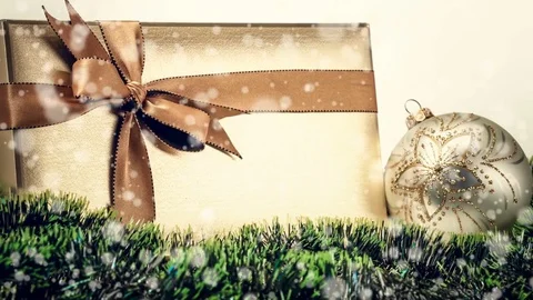 Christmas gift box Stock-Footage 69757130