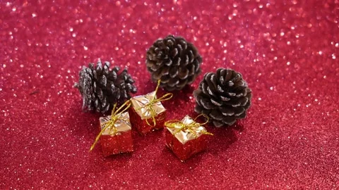 Christmas Gift Box Stock Footage 143667157