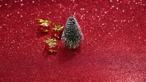 Christmas Gift Box Stock Footage 143837083