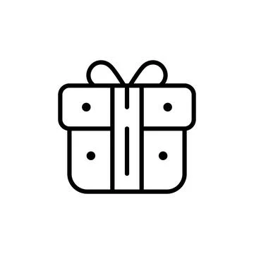 Christmas Gift box icon Stock Illustration