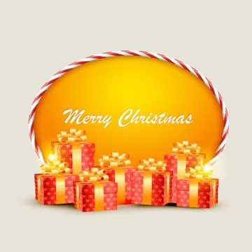 Christmas gift box Stock Illustration