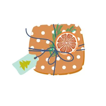 Christmas gift box Stock Illustration
