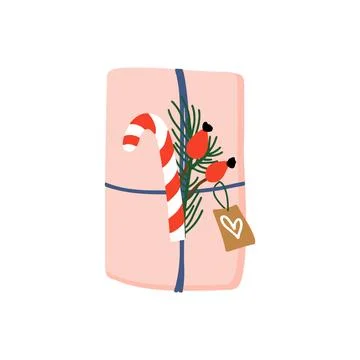 Christmas gift box Stock Illustration