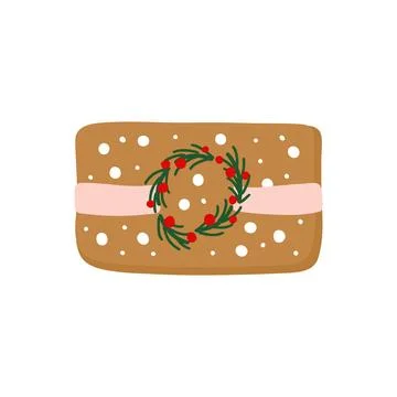 Christmas gift box Stock Illustration