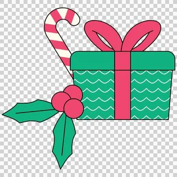 Christmas gift box Stock Illustration