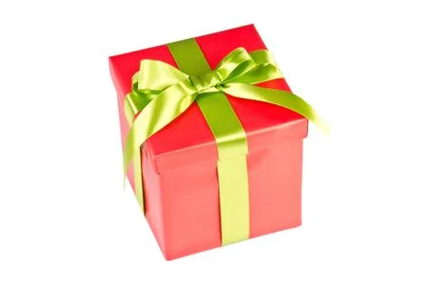 Christmas gift box Stock Photos