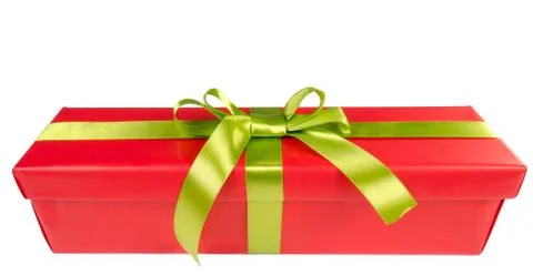 Christmas gift box Stock Photos