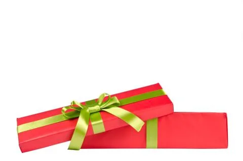 Christmas gift box Stock Photos