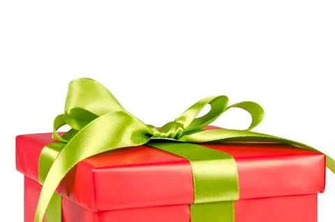 Christmas gift box Stock Photos