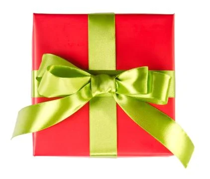 Christmas gift box Stock Photos
