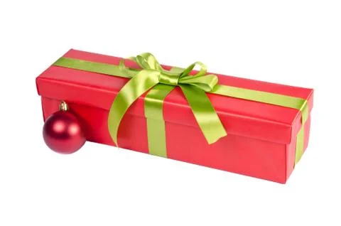 Christmas gift box Stock Photos