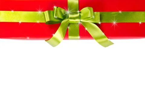 Christmas gift box Stock Photos